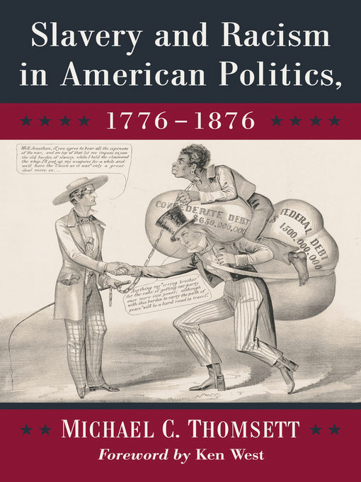 Title details for Slavery and Racism in American Politics, 1776-1876 by Michael C. Thomsett - Available
